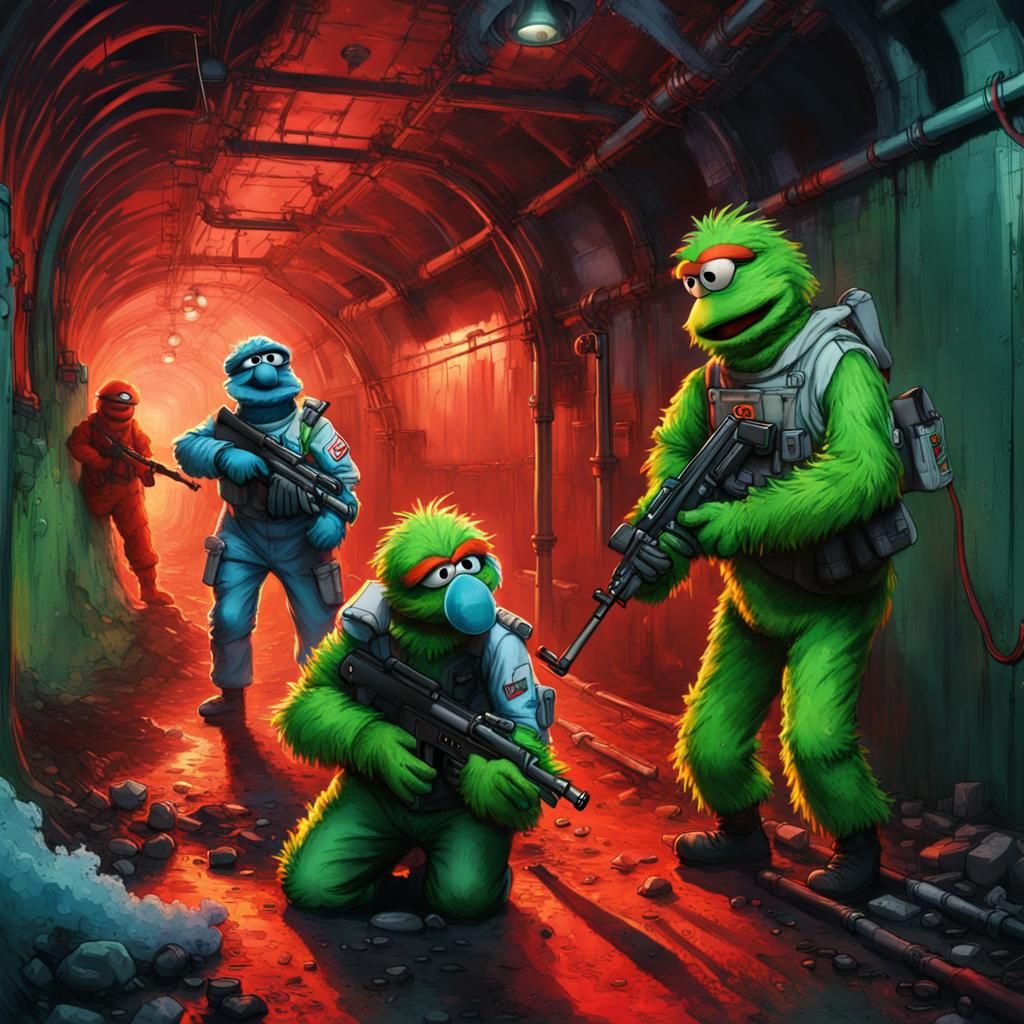 Hazmat Warriors Engage in Brutal Battle with Fantasy Creatur...