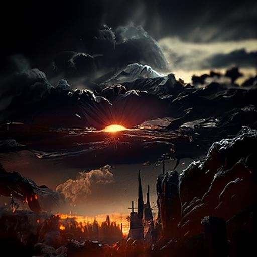Just before dawn