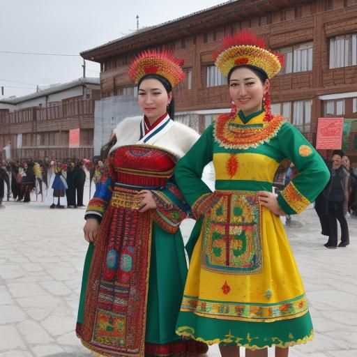 Celebrating Kalpak Day in Bishkek, Kyrgyzstan