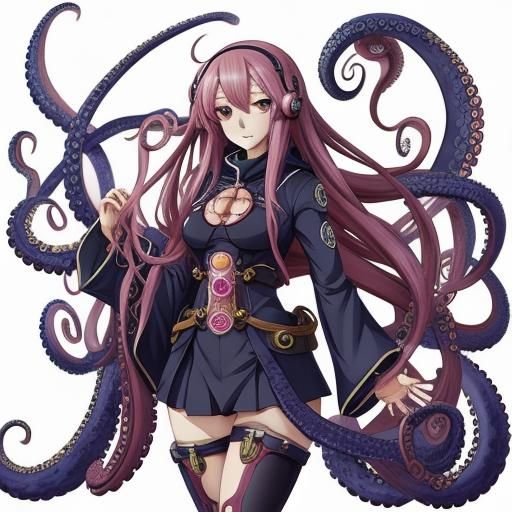 Octopus anime girl