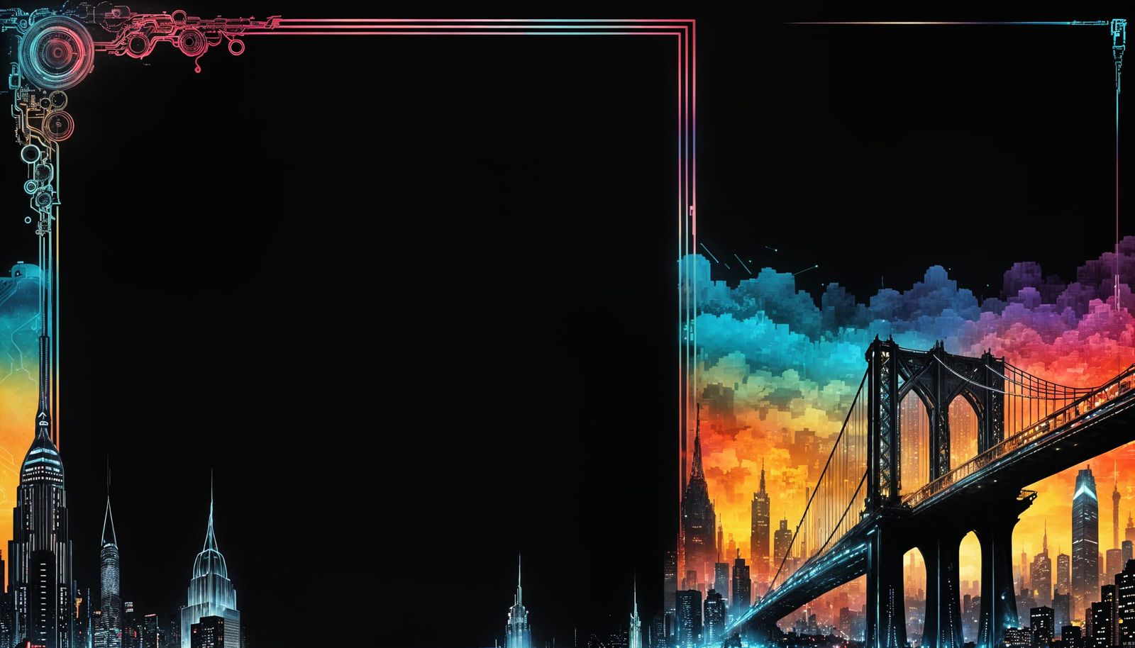 Retro NFT Stationery with Cybercity Theme