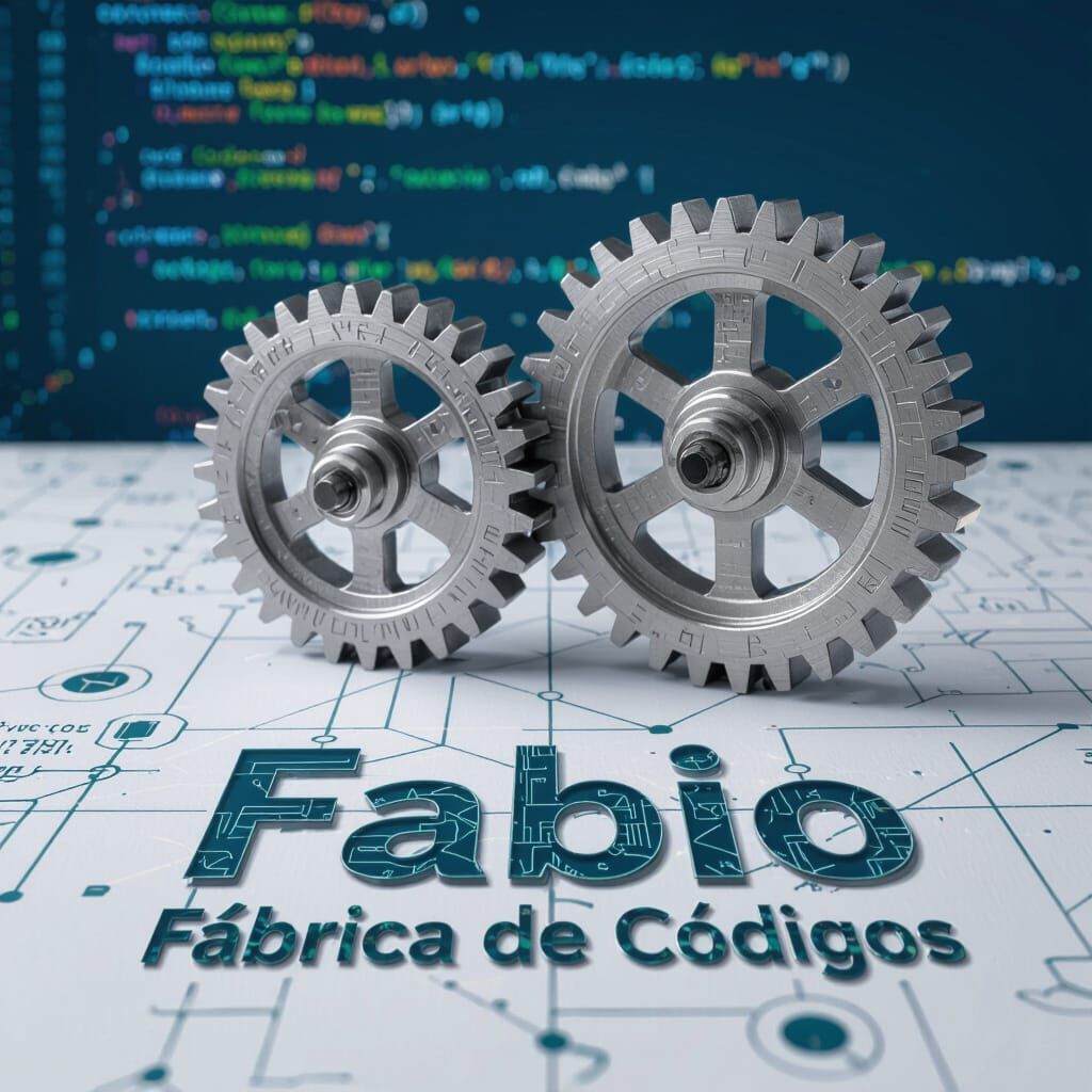 Intricate Interconnected Gears on Tech Background