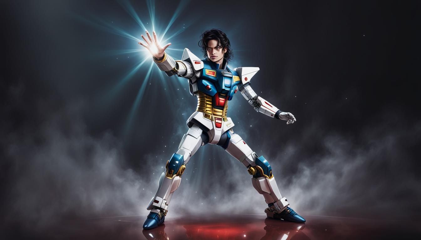 "Don’t Stop ’Til You Get Enough... Shining Finger" - MJ Gundam concept