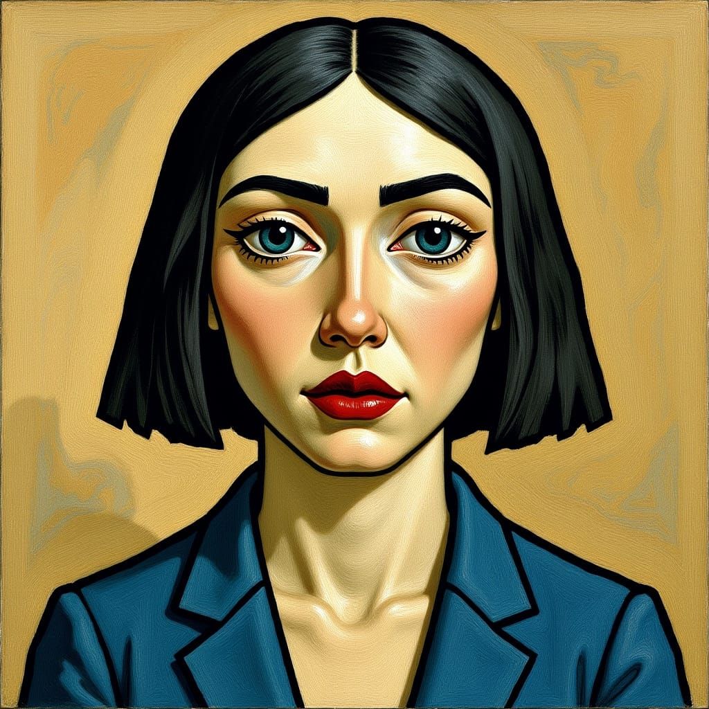Cubist Woman Masterpiece