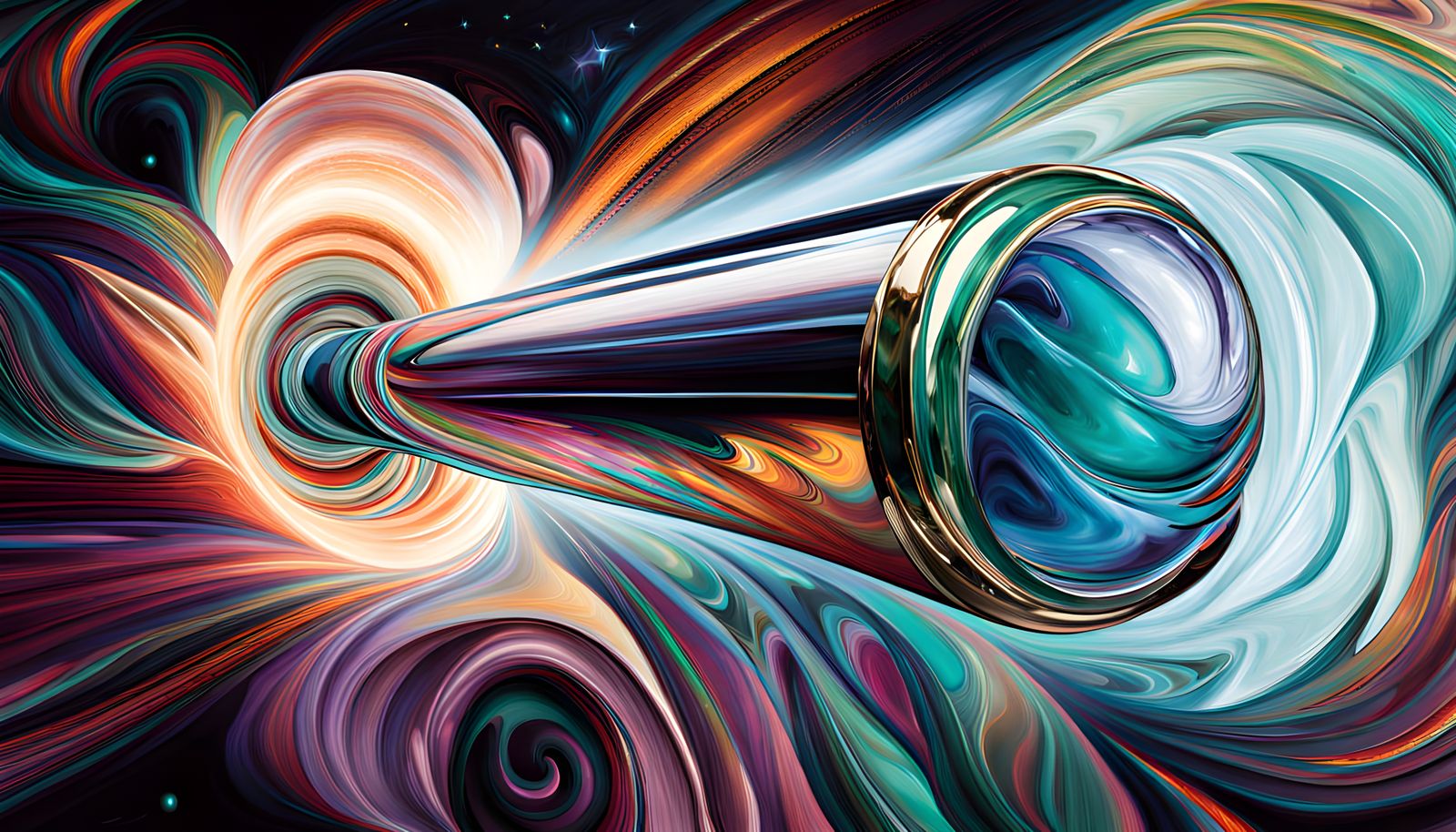 Cosmic Starship in High-Speed Vortex