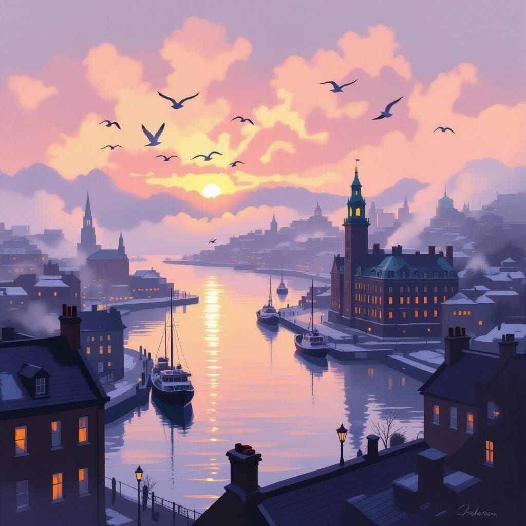 Halifax Harbour in Fog, Maritime Nostalgia