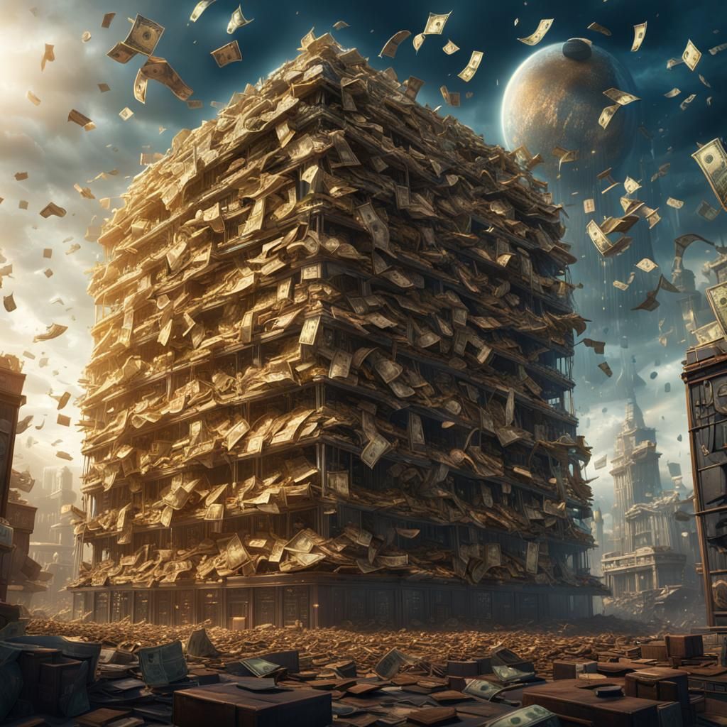 Wealth Overload: Fantastical Art in Infinite Building