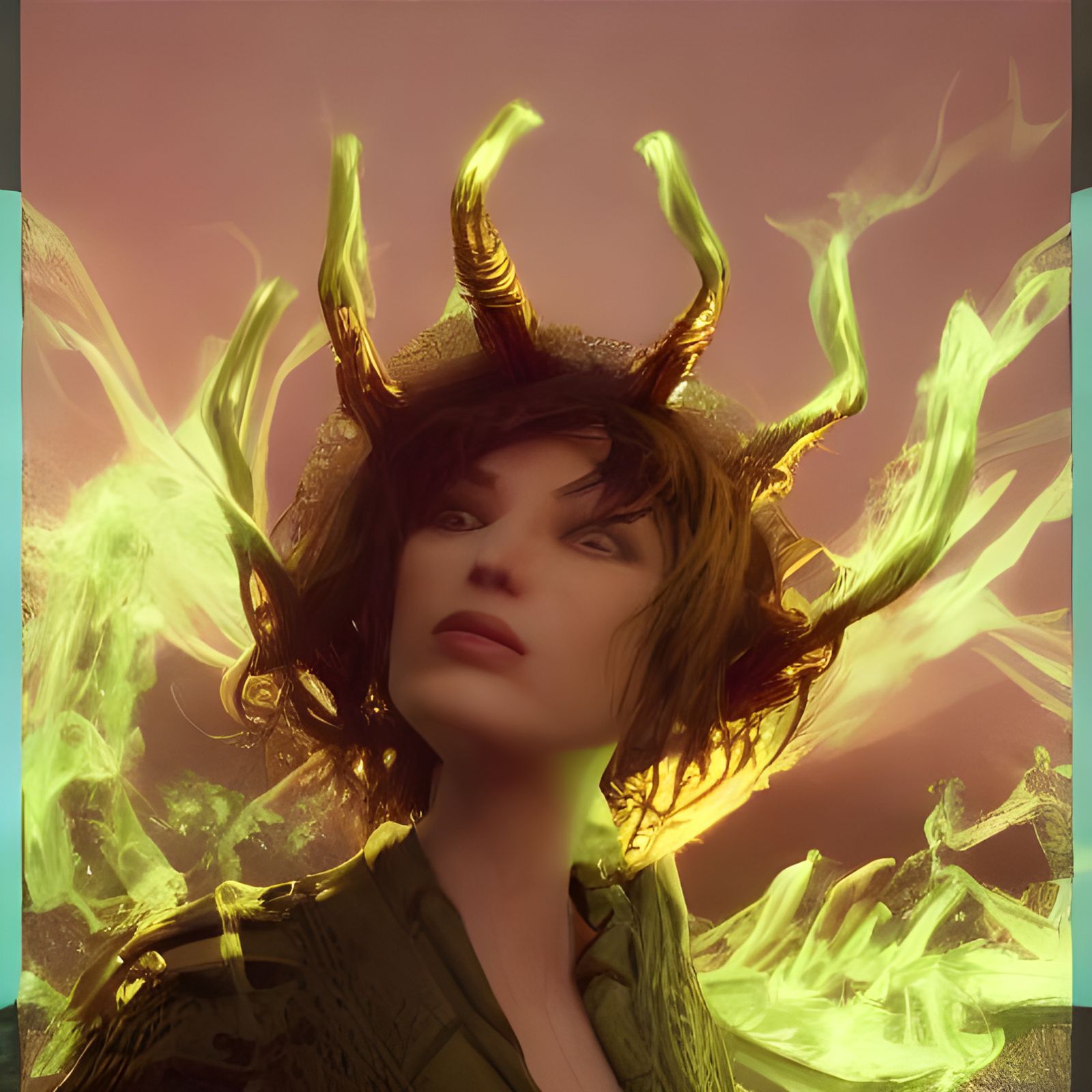 Historical Figure Portrait in Artstation Style