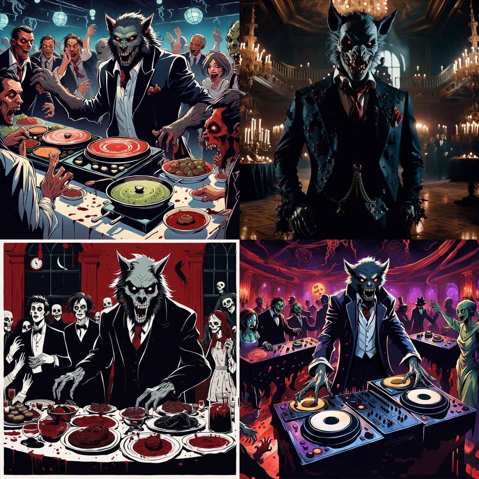 Werewolf DJ at Monster High Formal