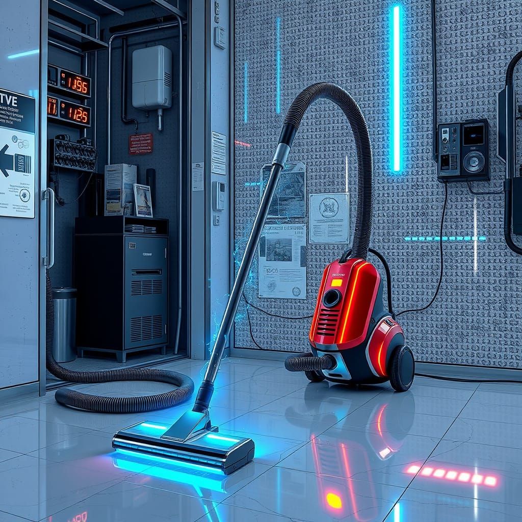 Cyberpunk Hoover Vacuum Cleaner