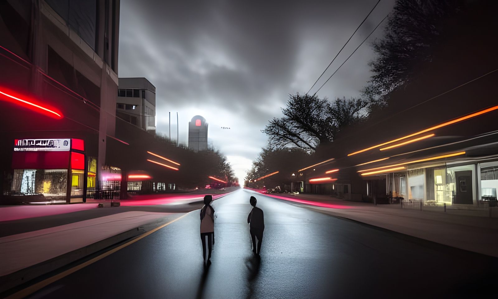 Off-World Metroplex Street Scene, Nikon D750