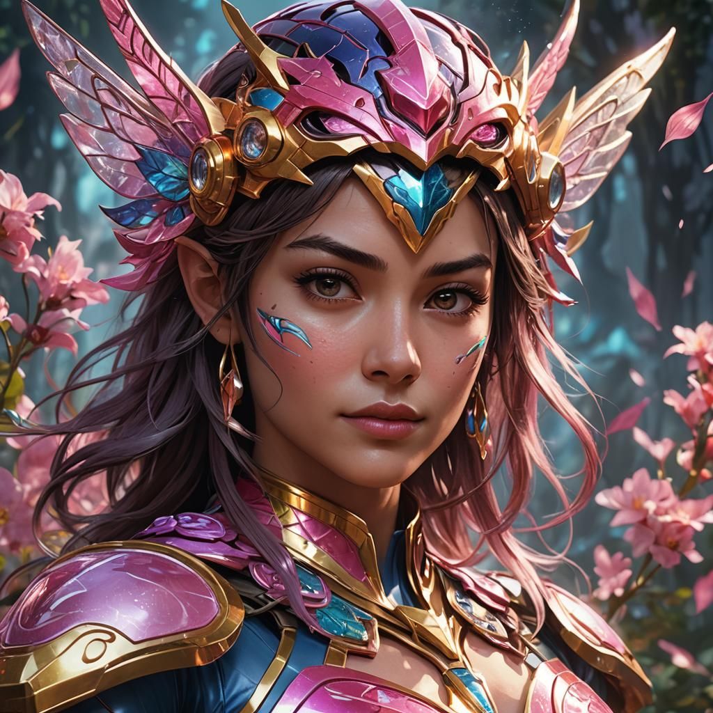 Fairy Power Ranger Portrait in Unreal Engine 5