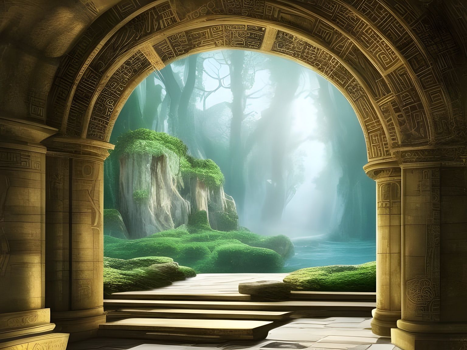 Interdimensional Elven Portals to Other Worlds