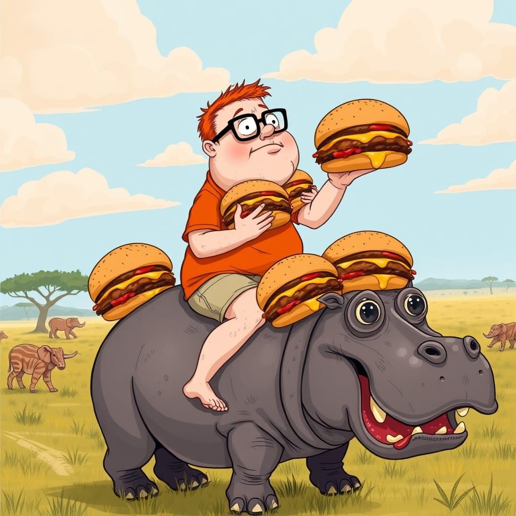 Ginger Gentleman on Hippo Big Mac Adventure