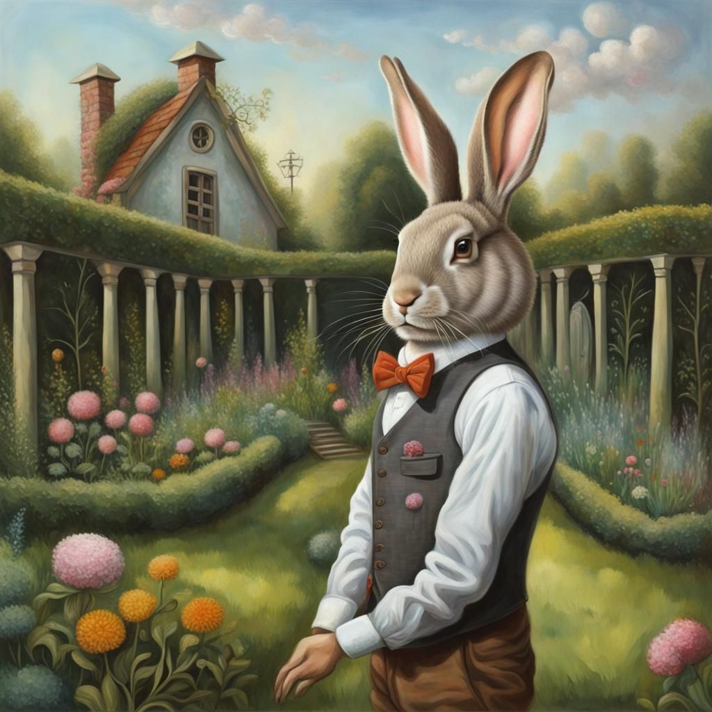 "Oh my ears and whiskers, how late it's getting! Too late fo...