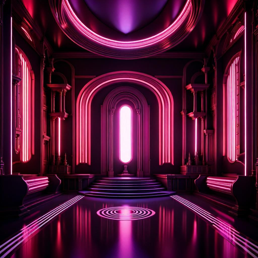 Elaborate Art Deco Bloodtronics in Vivid Colors