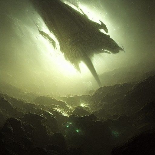 Alien Invasion: Mega Spaceships Launch from Planet