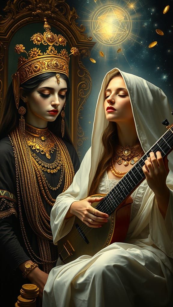 Contrasting Women: Luxury vs. Divine Light in Renaissance St...