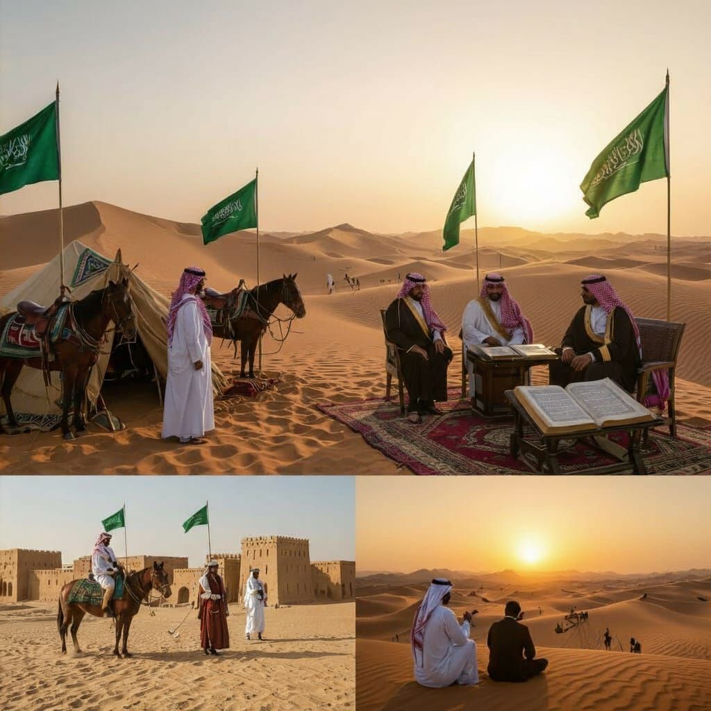 Saudi National Day 95: Desert Dawn & Historic Diriyah