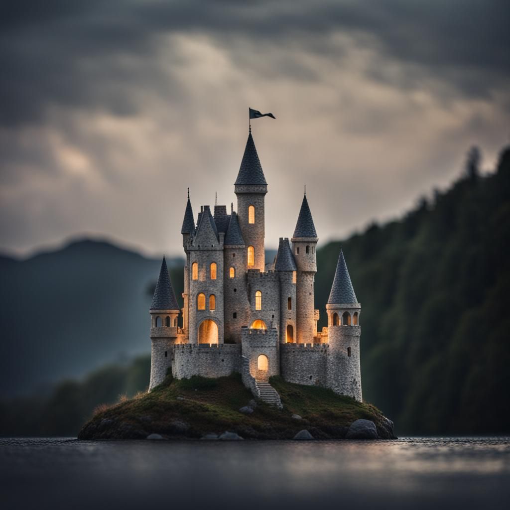 Ethereal Ghost Castle: Professional Photography