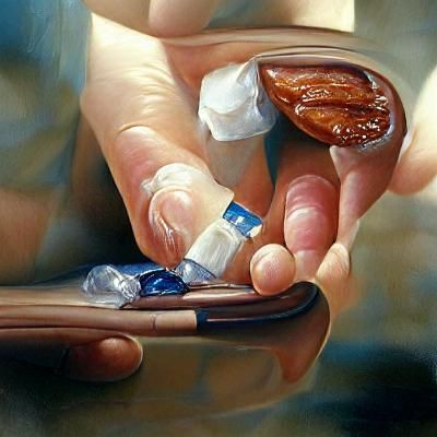 Type 1 Diabetes: Oil Painting Illustration