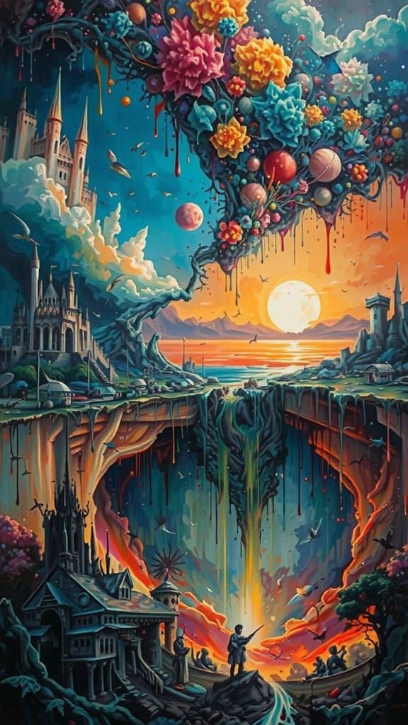 Surreal Fantasy Fairyland Reveals War Landscape