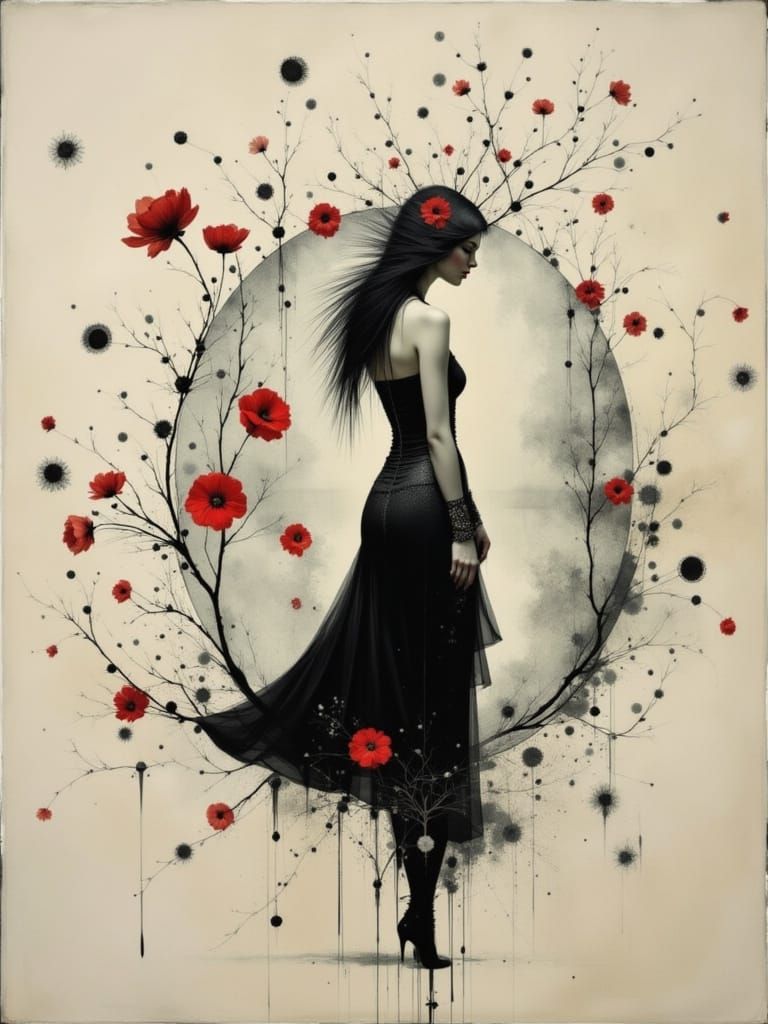 Goth Punk Vellumside Art Style