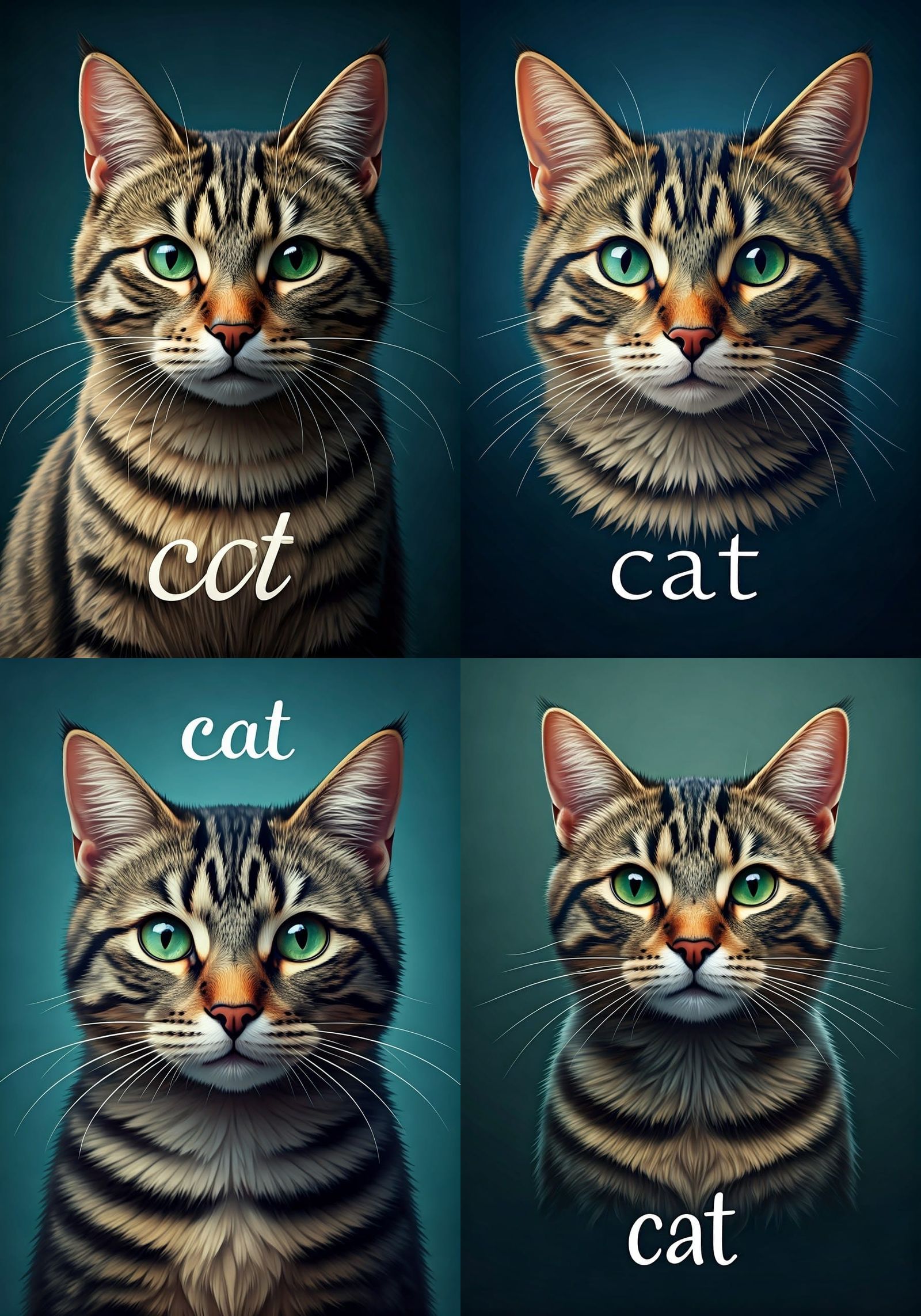 Feline Formed from Majestic Landscapes