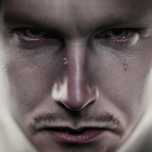 The Joker's Haunting Portrait in Triadic Colors