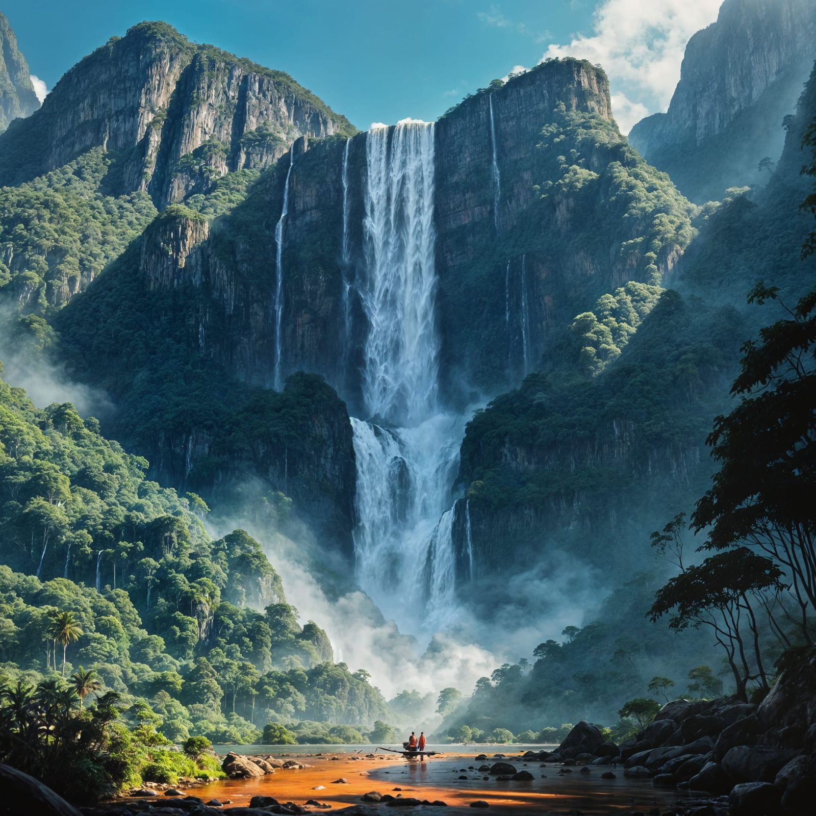 Angel Falls in Epic Digital Matte Painting