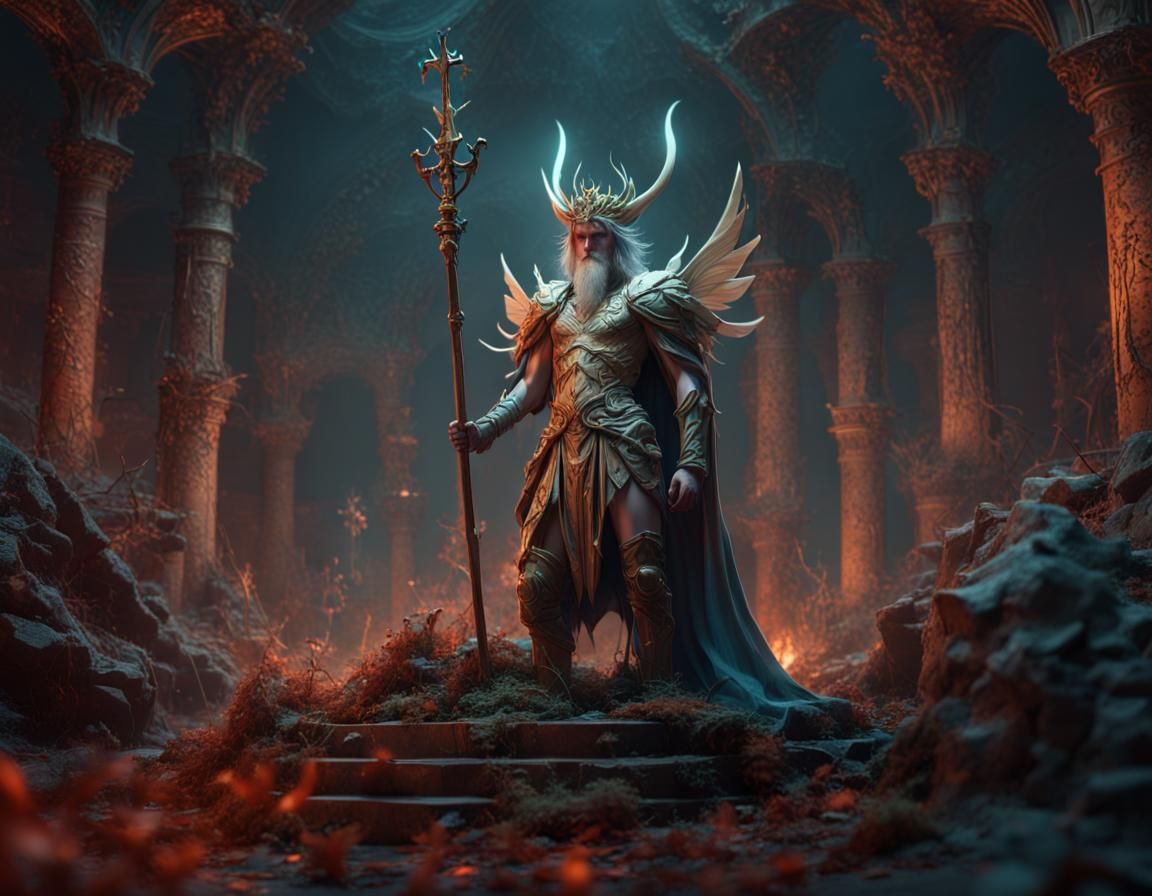 Helpless Fairy King in Middle of War