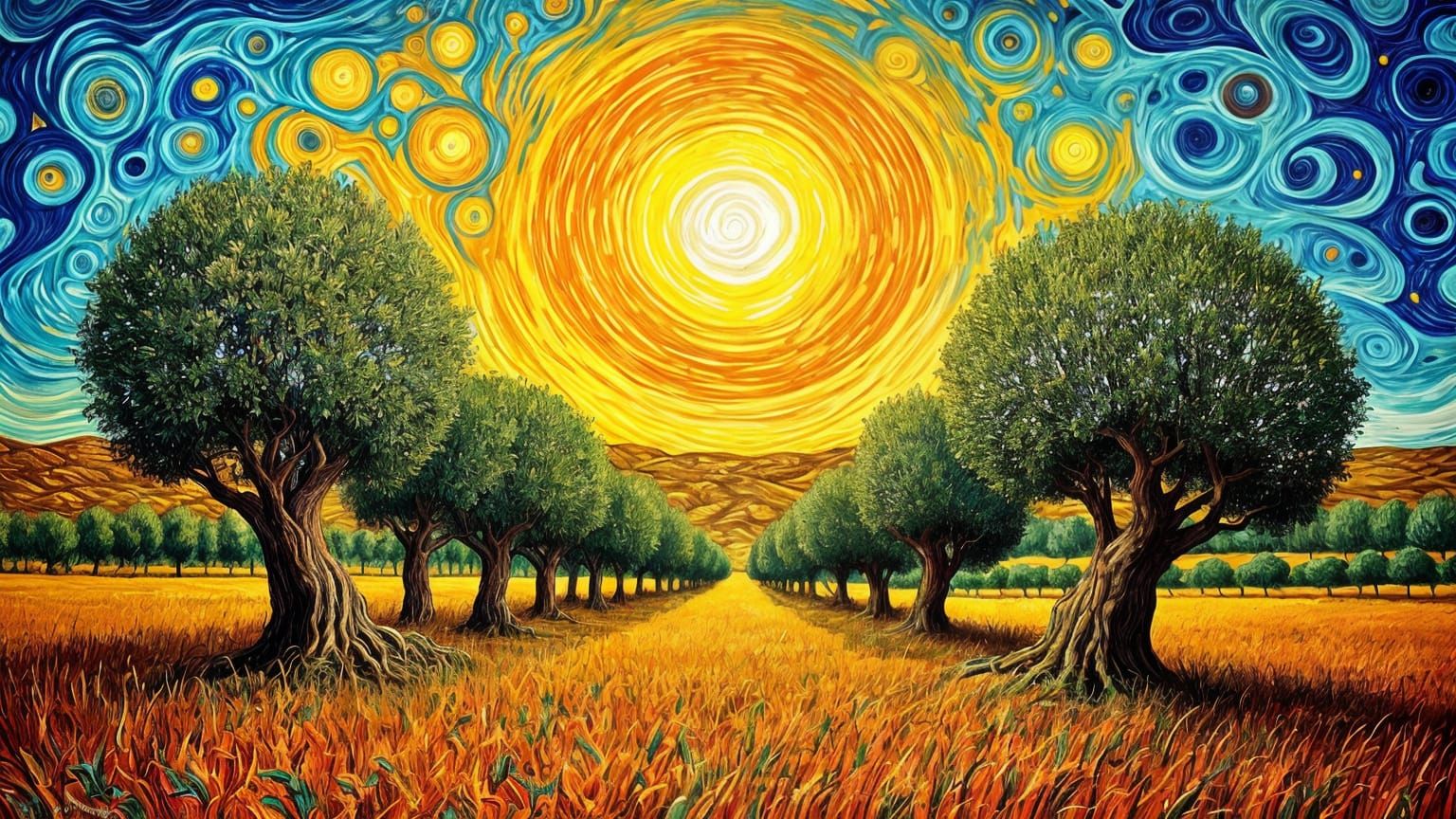 Van Gogh’s Doomsday Olive Grove