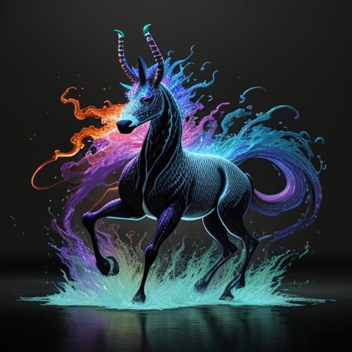 Fire Okapi with Liquid Flame Coils