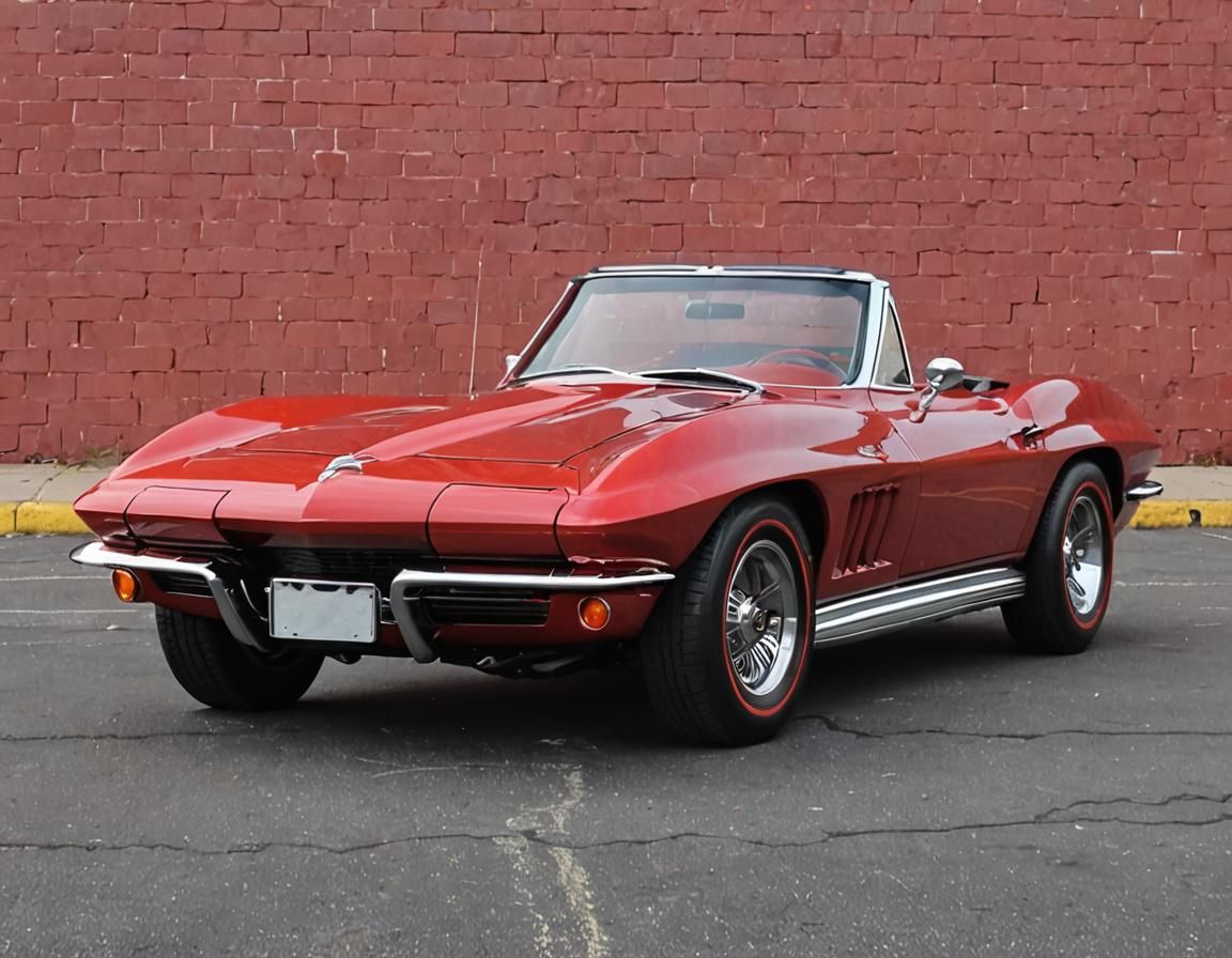 Candy Apple Red 1967 Corvette Sting Ray