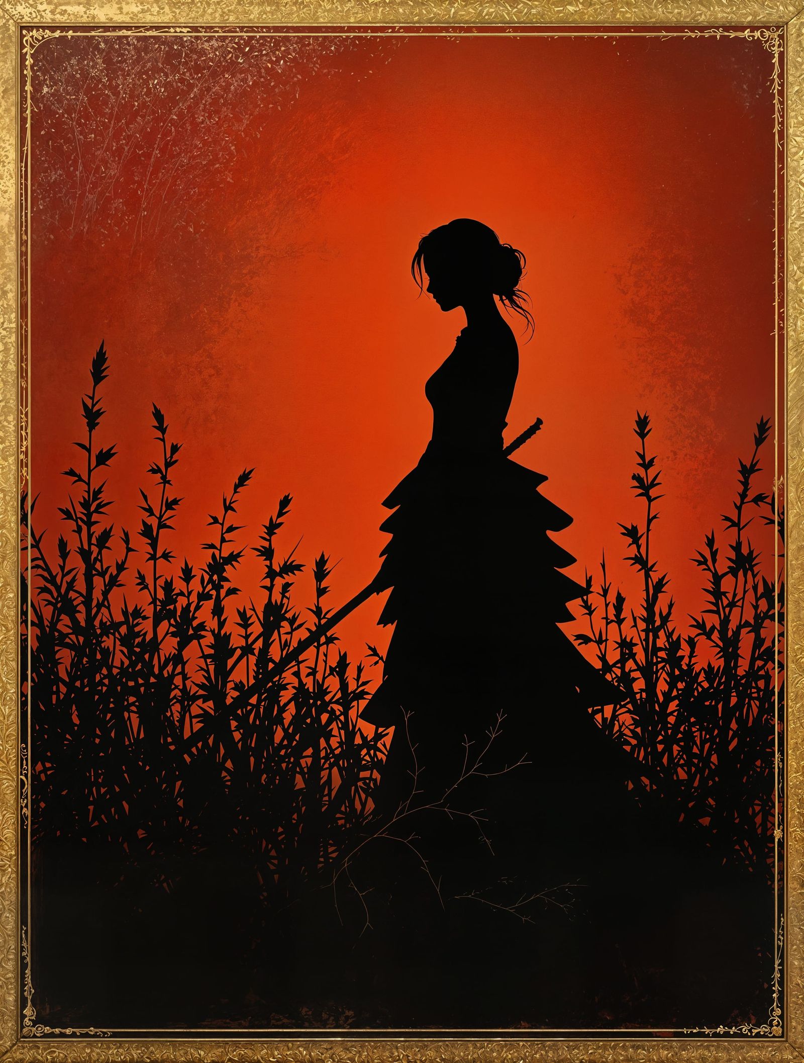 Moody Goddess of the Burning Plains