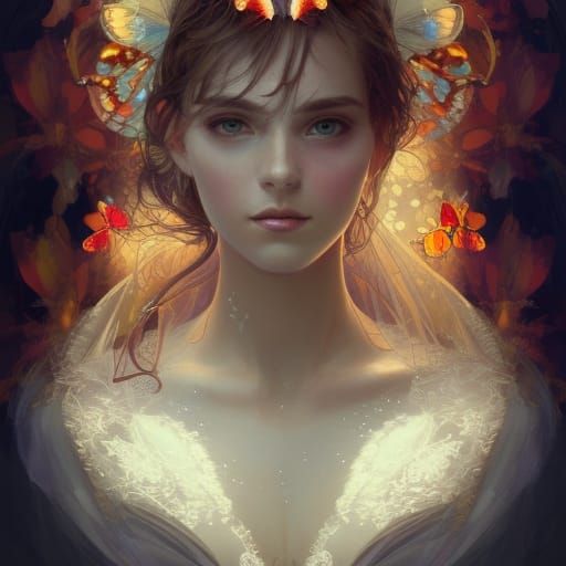 Crystal Butterfly Bride