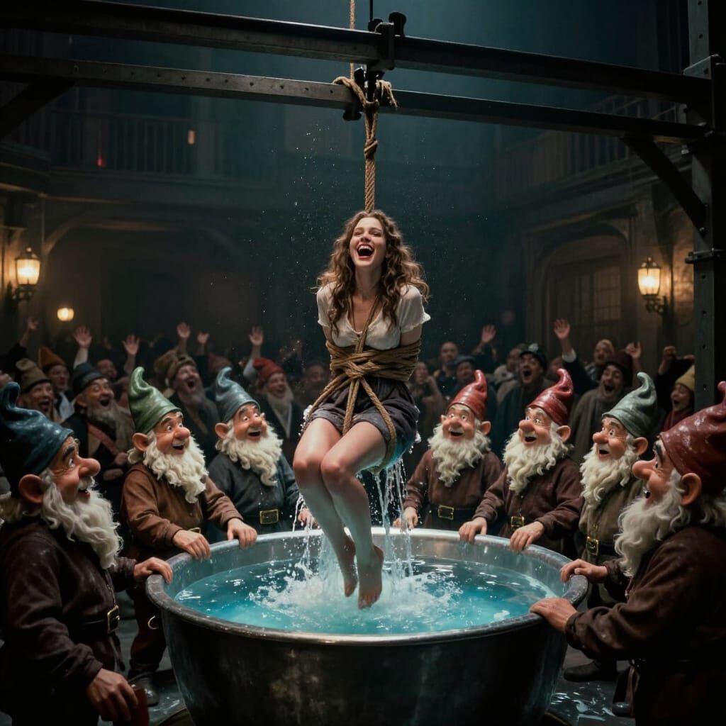 Actress Lowered into Jelly by Gnomes