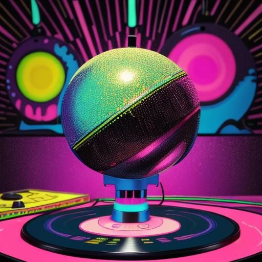 Candy Disco Album Cover in Pop Art Style