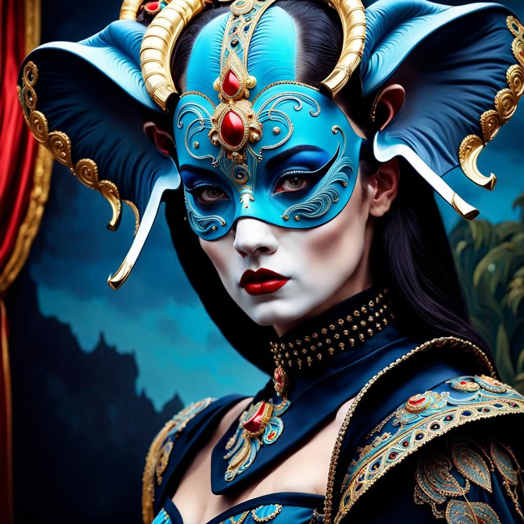 Elephant Carnival Masks