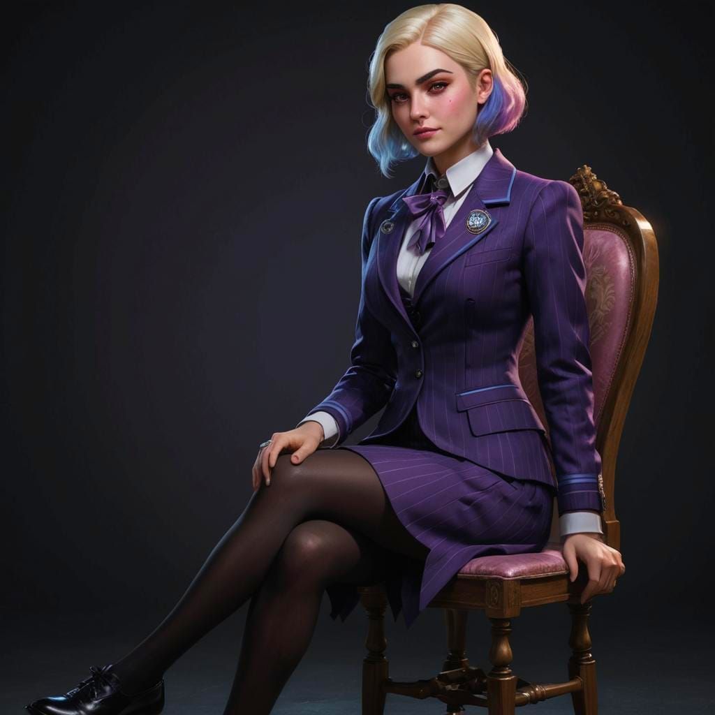 Enid Sinclair Portrait at Nevermore Academy
