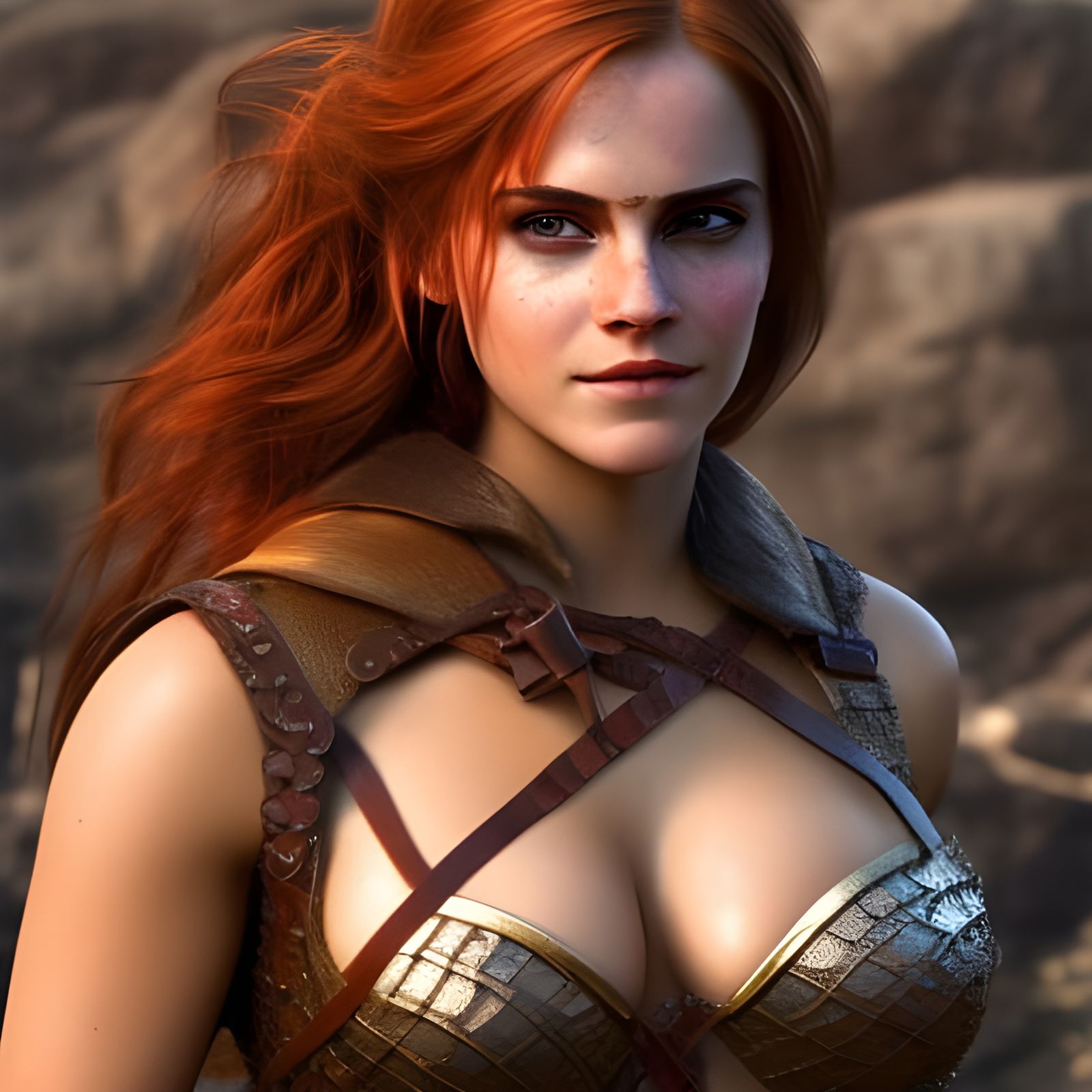 Emma Watson as Red Sonja v.4