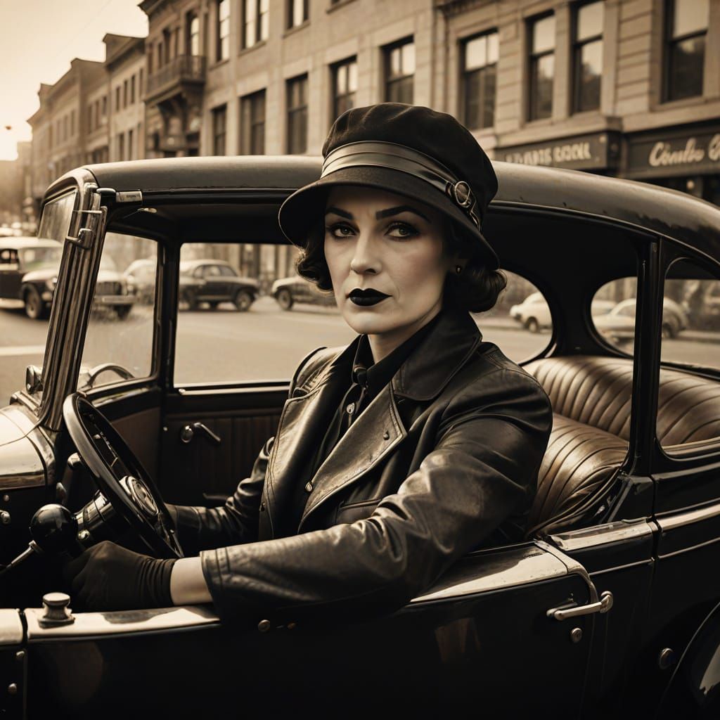 Film Noir: 1920s Car Chase Scene