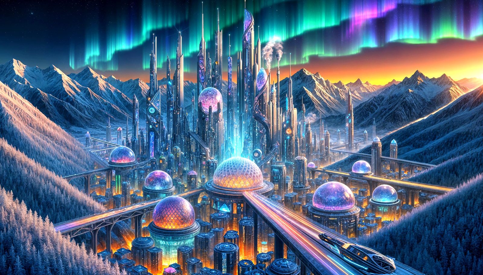 New Rime Mountain Megacity...