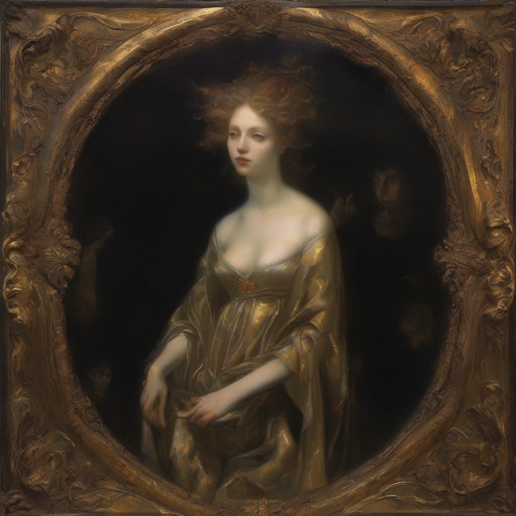 Mysterious Figure Erupts in Baroque Splendor