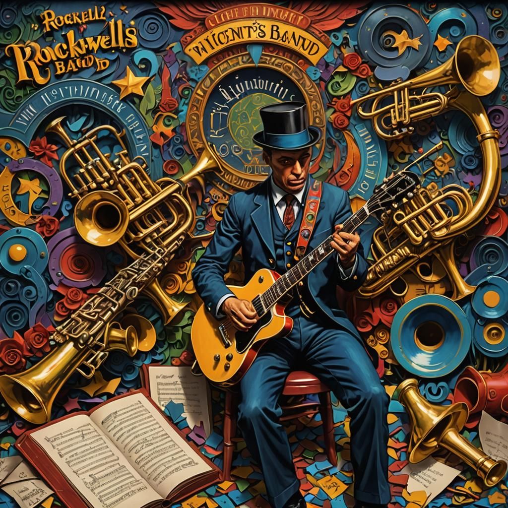 A made-up album cover.