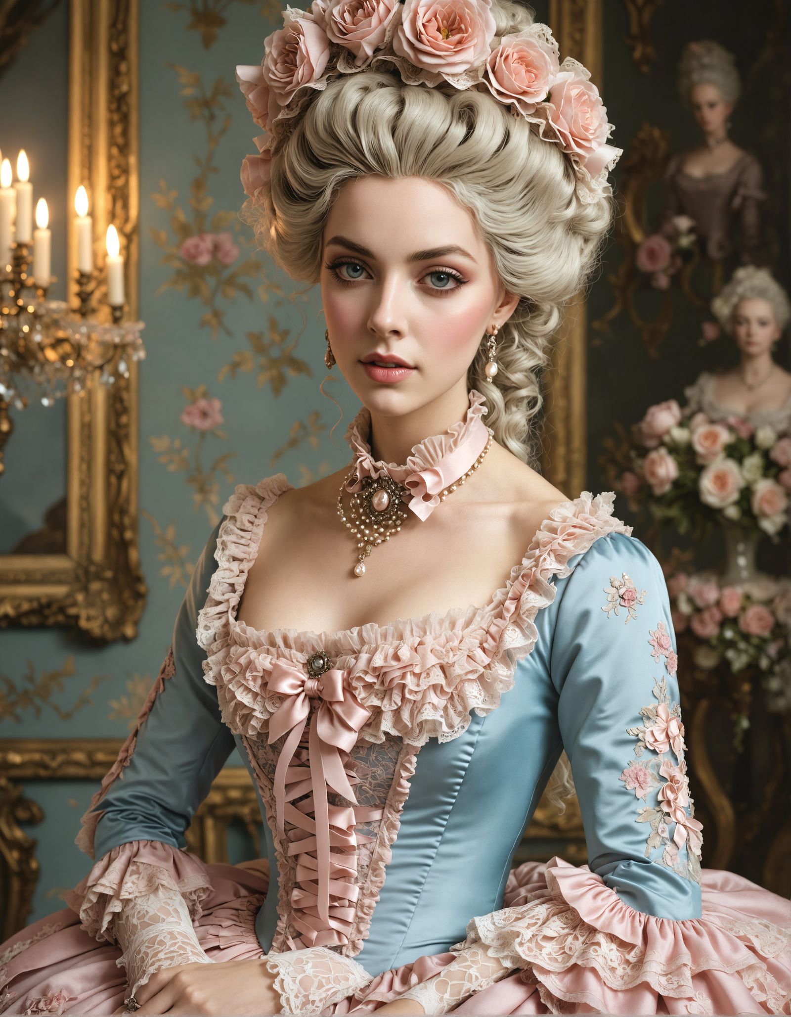Elegant 18th Century Portrait in Soft Focus