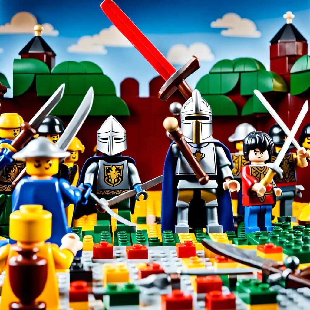 Big Jim vs Lego Knight Toy Showdown