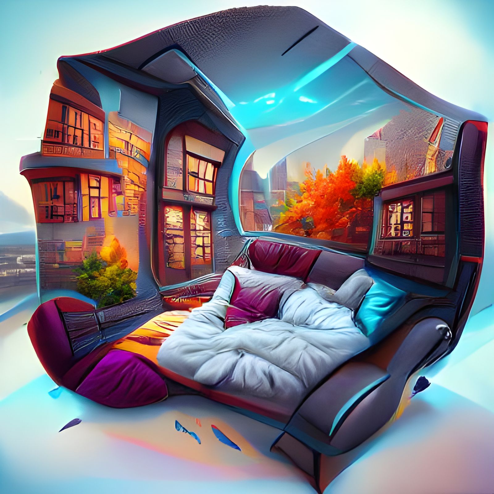 Comfortable Cel Shaded Time Travel Capsule