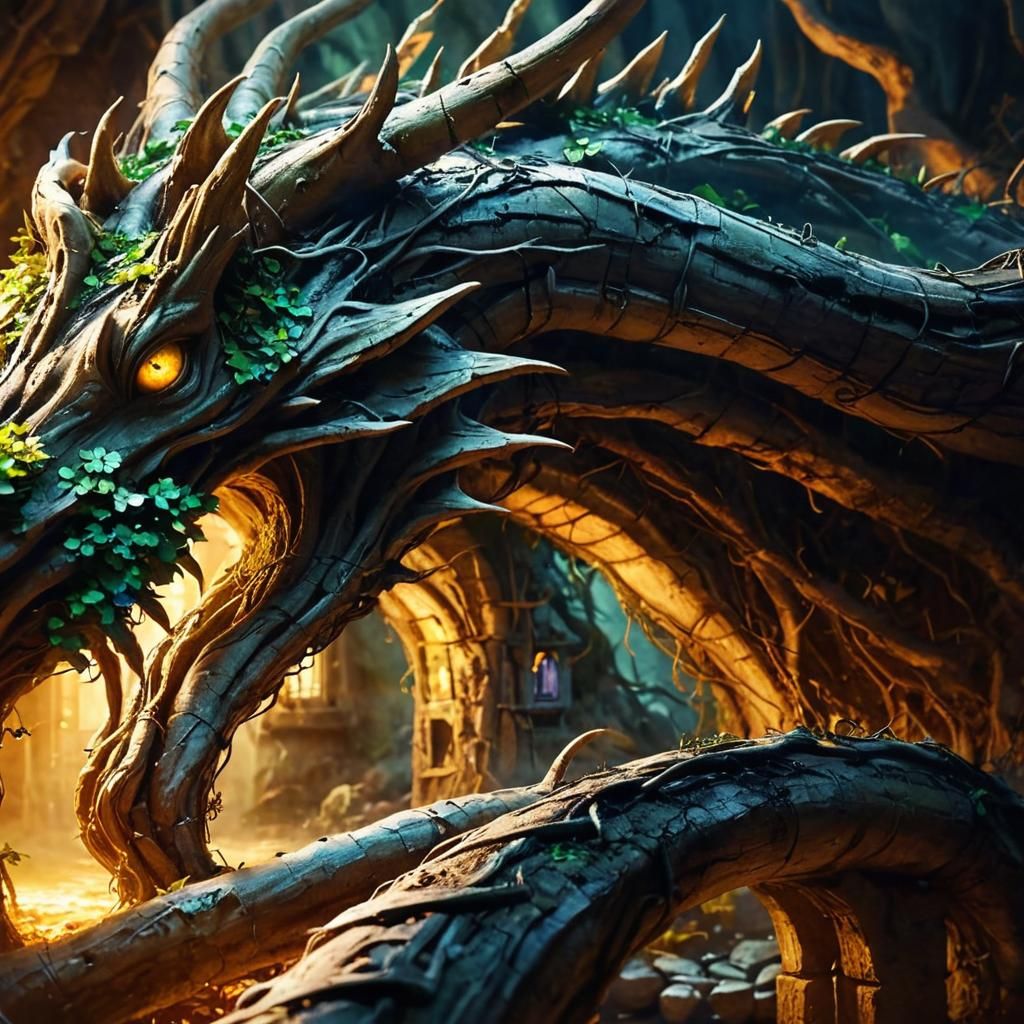 Enchanted Underground Kingdom: A Fantasy Illustration