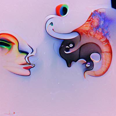 Opposites Attract: AI Generated Image